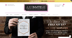 Desktop Screenshot of justinviteme.com